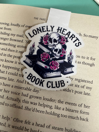 Lonely Hearts Book Club Magnetic Bookmark