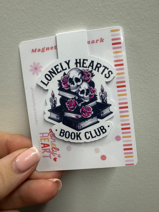 Lonely Hearts Book Club Magnetic Bookmark
