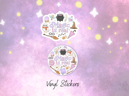 The Magic Collection Holographic Vinyl Stickers