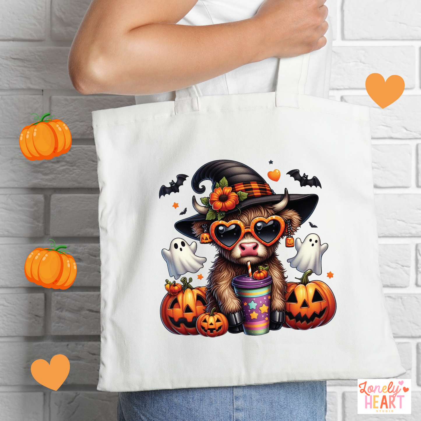Halloween themed Tote Bags - 15 fun Designs to choose from
