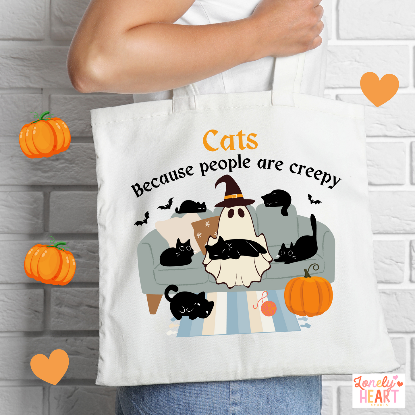 Halloween themed Tote Bags - 15 fun Designs to choose from