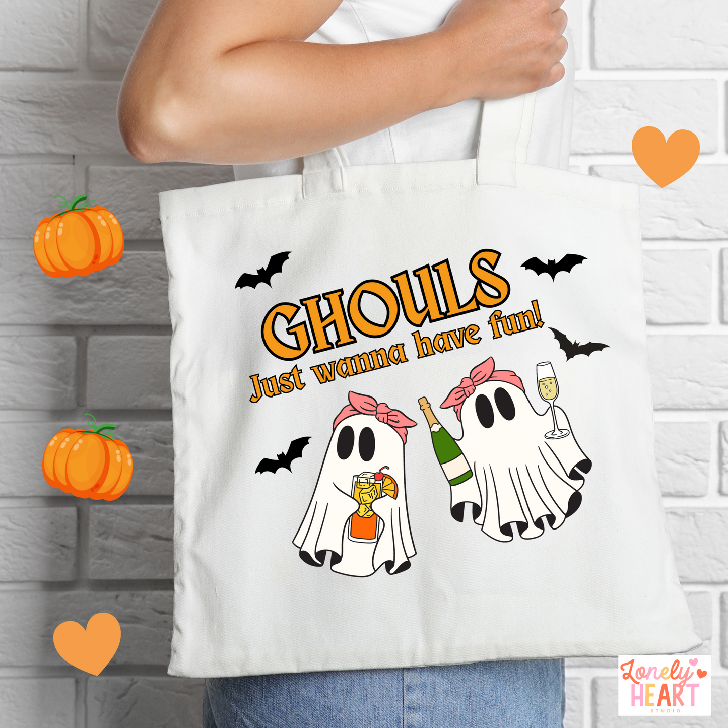 Halloween themed Tote Bags - 15 fun Designs to choose from
