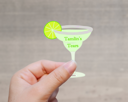 Tamlins Tears Cocktail Glass- ACOTAR inspired Vinyl Sticker - Perfect for your Kindle