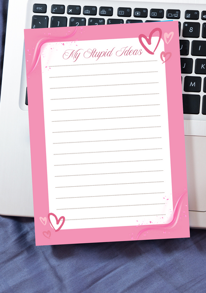 My Stupid Ideas - A5 50 Pages - Notepad