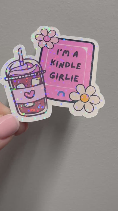 Kindle Girlie Pink - Vinyl Sticker